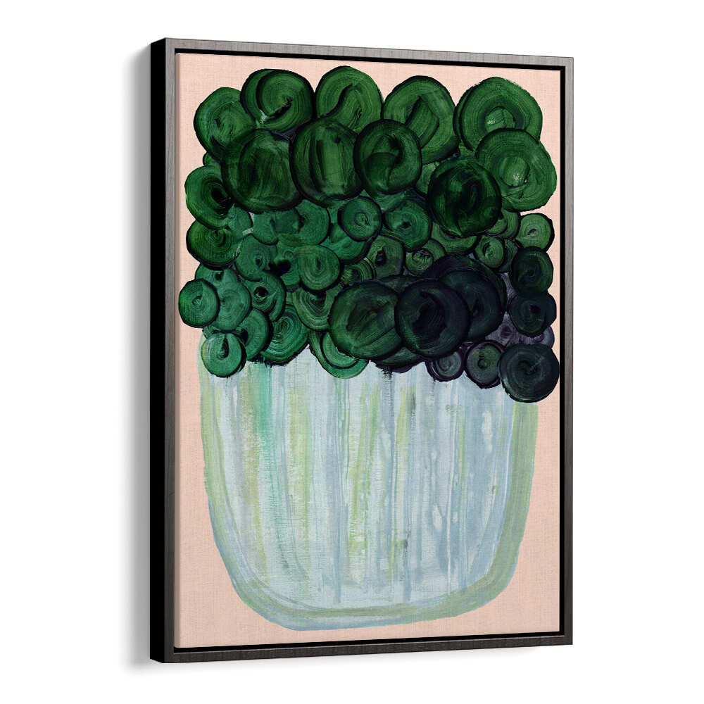 Vibrant Potted Plant No II, Floral Flower Paintings showcasing abstract brushstrokes for a serene space transformation.