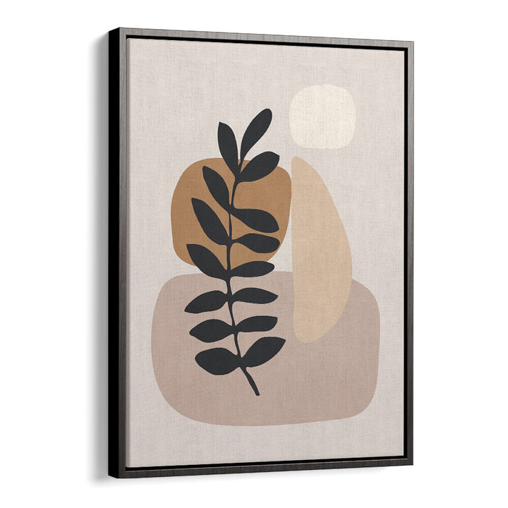 Elegant ABSTRACT MINIMAL PLANT, BOHO ART PAINTINGS in earthy tones, perfect for enhancing your home decor.
