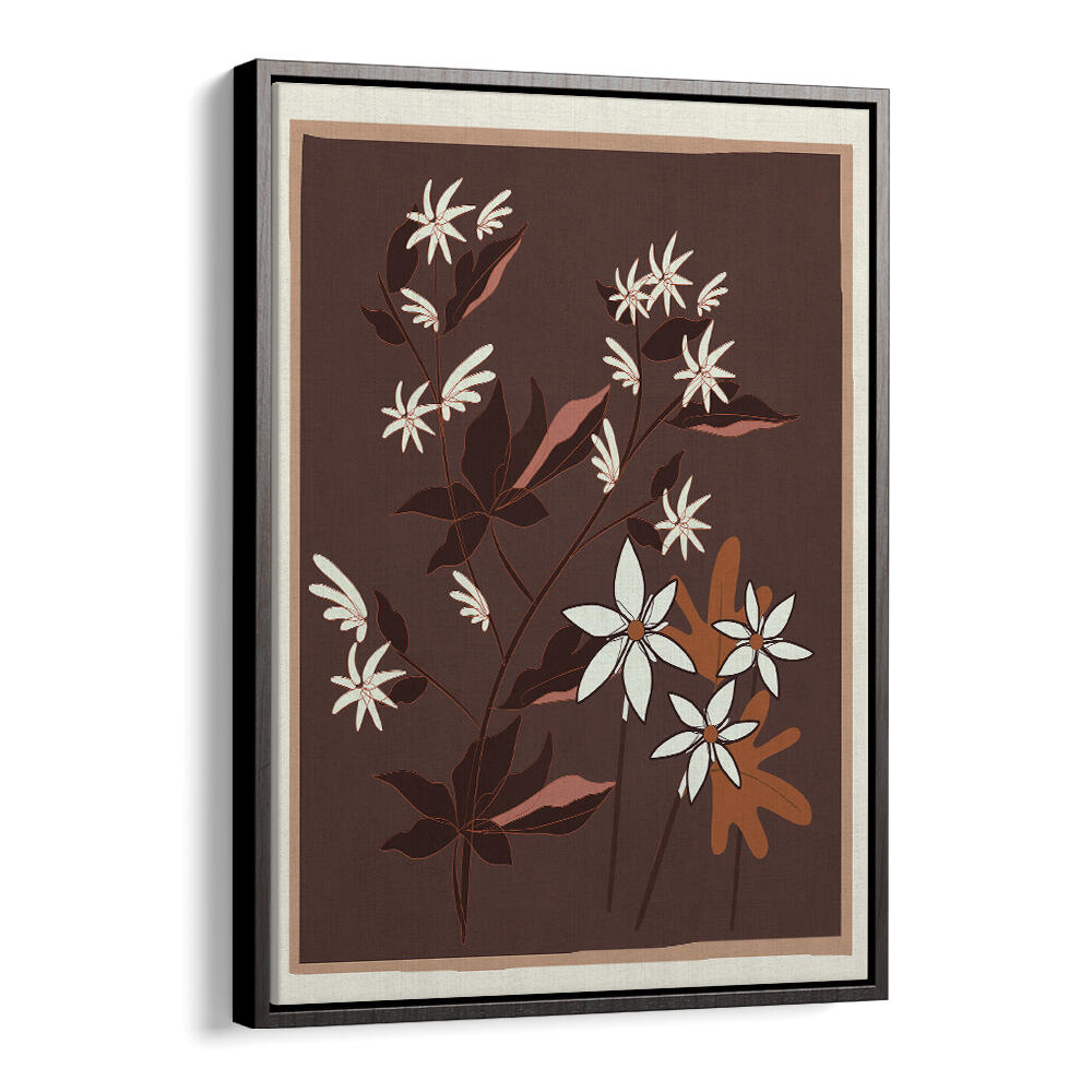 BLOSSOMS IN COCOA , FLORAL FLOWER PAINTINGS
