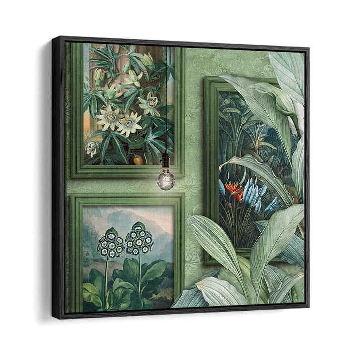 BOTANICAL WOODS , FLORAL FLOWER PAINTINGS