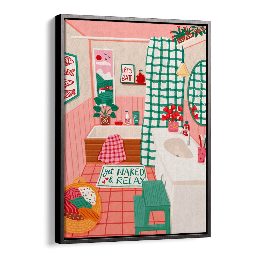 COZY BATHROOM OASIS , FASHION POSTERS