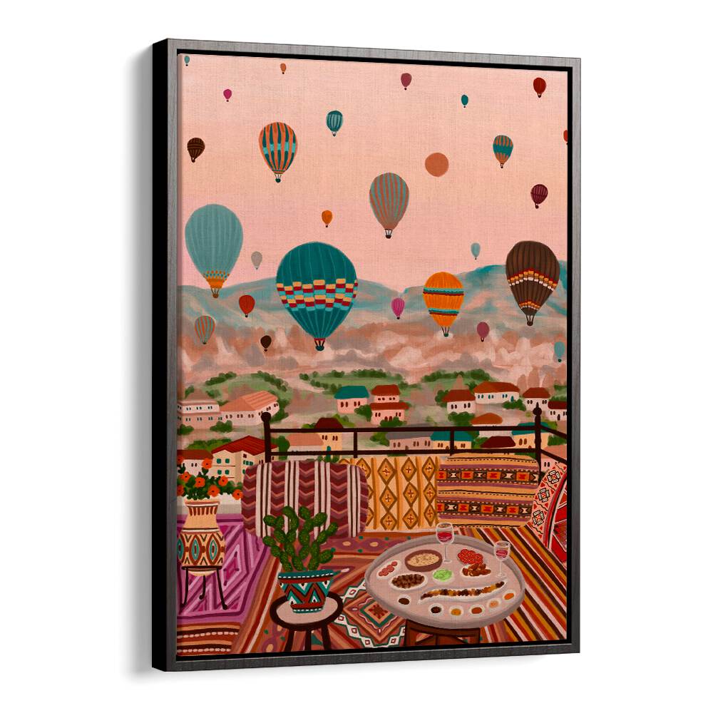DREAMY BALLOON VISTA , TRAVEL POSTERS