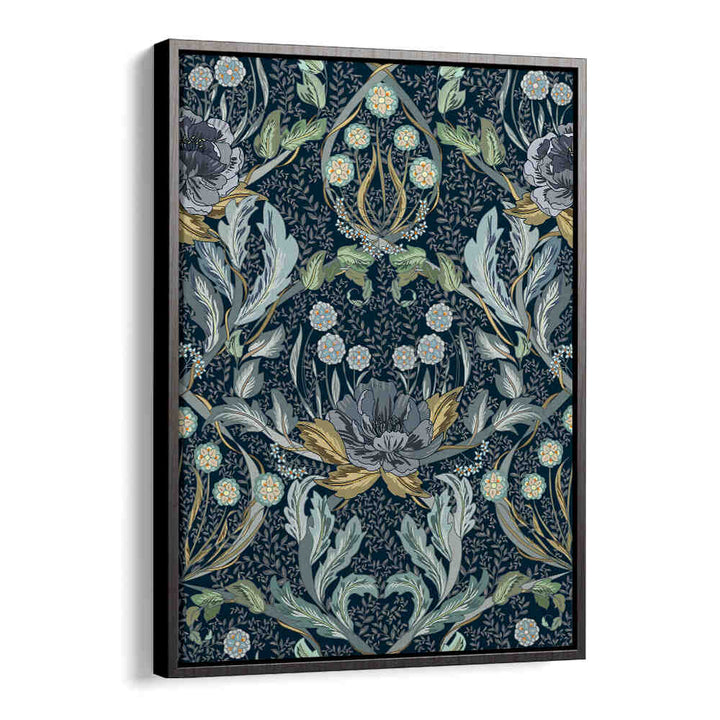 Transform your space with FLORAL BLUE PATTERN, PATTERN ART PRINTS, showcasing intricate designs and bohemian elegance.