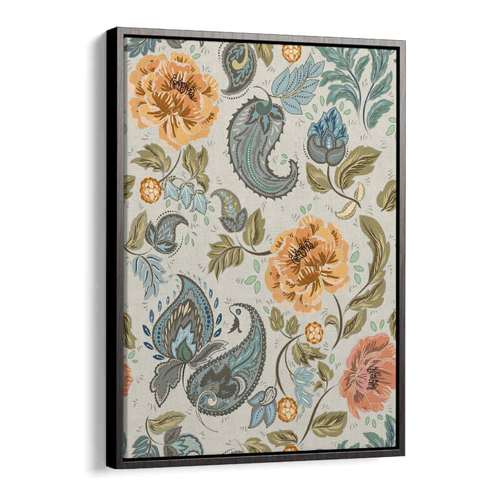Elegant PAISLEY PATTERN II, PATTERN ART PRINTS featuring intricate motifs to enhance any room's decor.