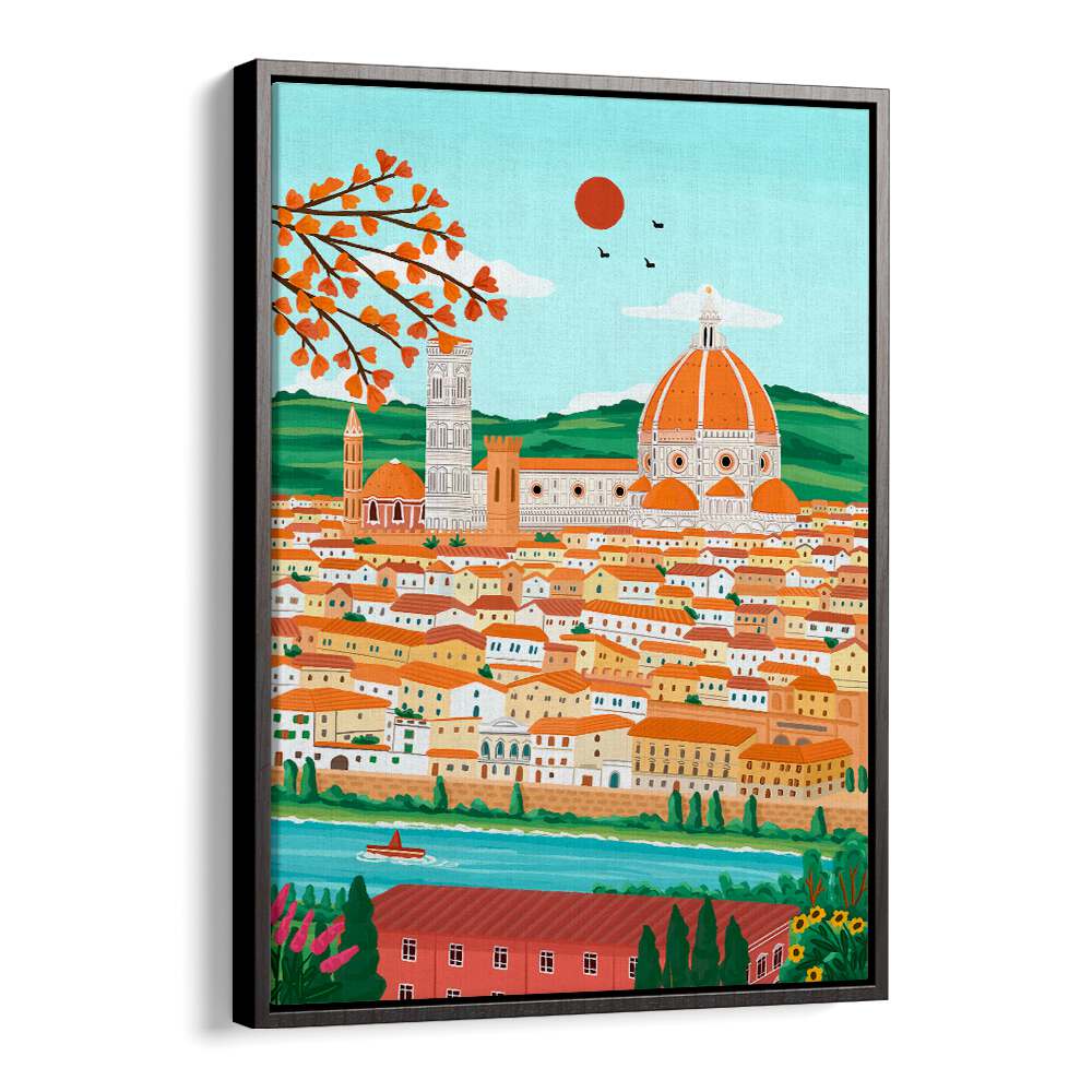 FLORENCE CITYSCAPE , TRAVEL POSTERS
