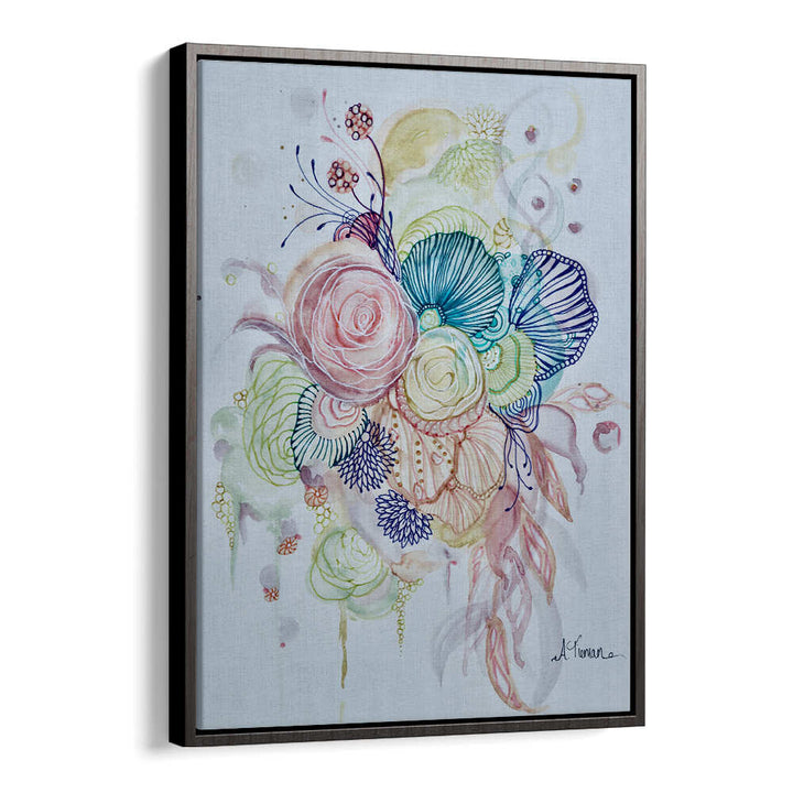 Vibrant Indulgence Floral Flower Paintings showcase abstract blooms, perfect for transforming your space into a floral paradise.