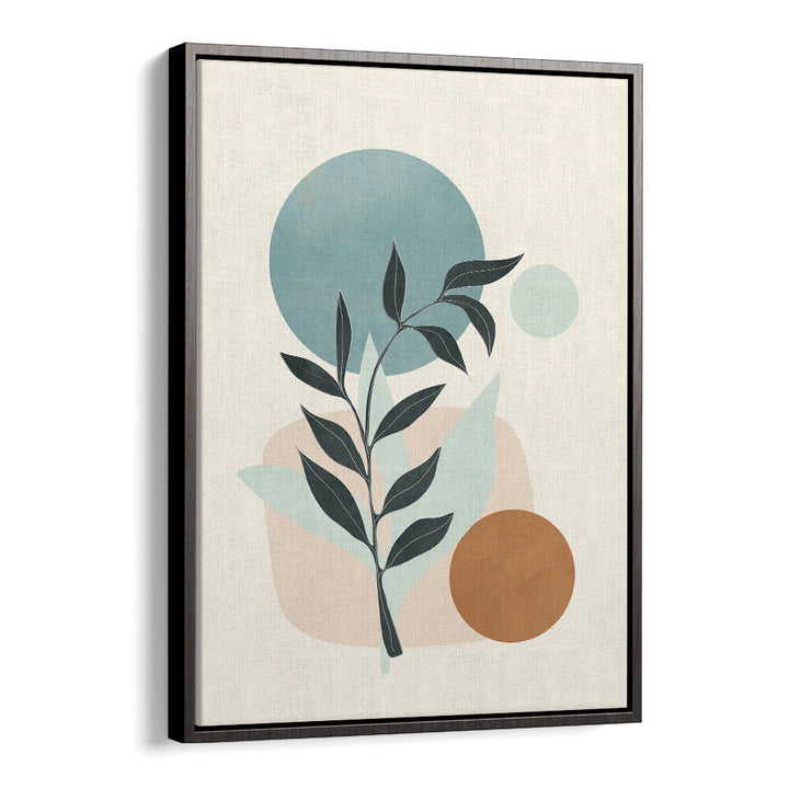 LEAFY GEOMETRY , BOHO ART PAINTINGS
