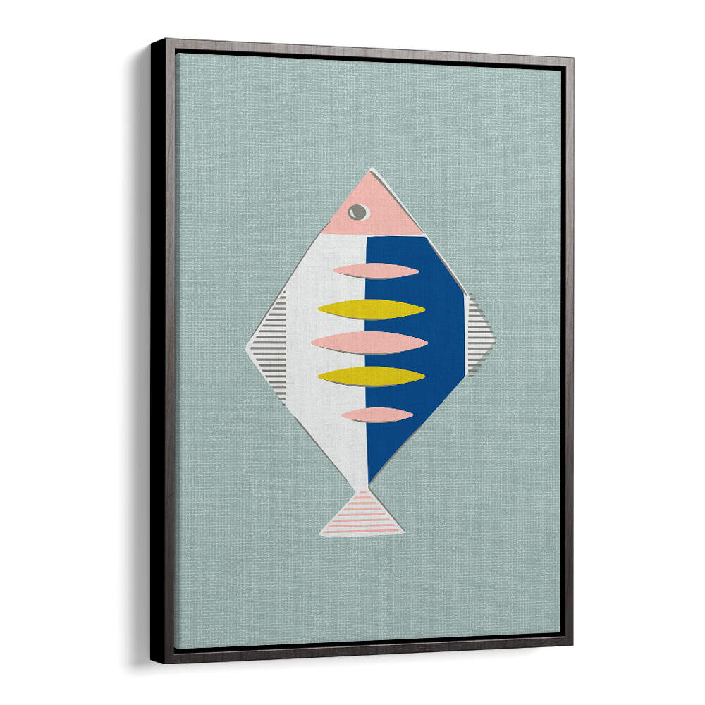 MID CENTURY KITCHEN FISH MINT , KITCHEN POSTERS