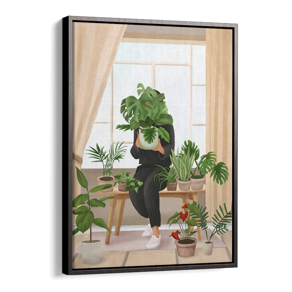 MY LITTLE GARDEN II , BOHO ART PAINTINGS