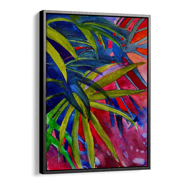 PALM SUNSET , FLORAL FLOWER PAINTINGS