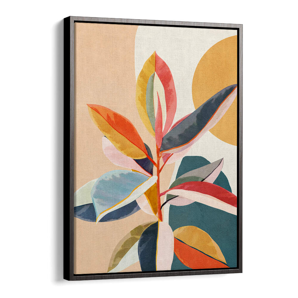 SUNLIT FOLIAGE HARMONY , BOHO ART PAINTINGS
