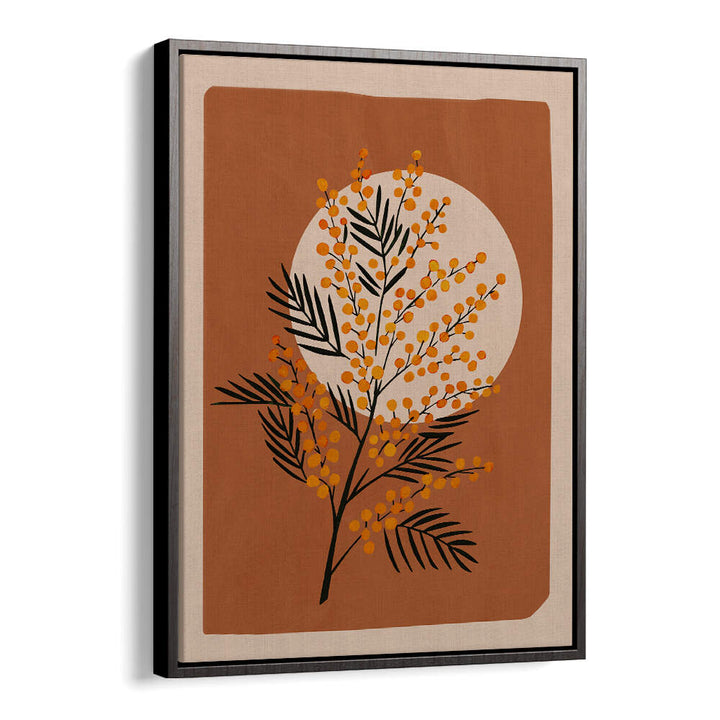 THE MIMOSA I , FLORAL FLOWER PAINTINGS