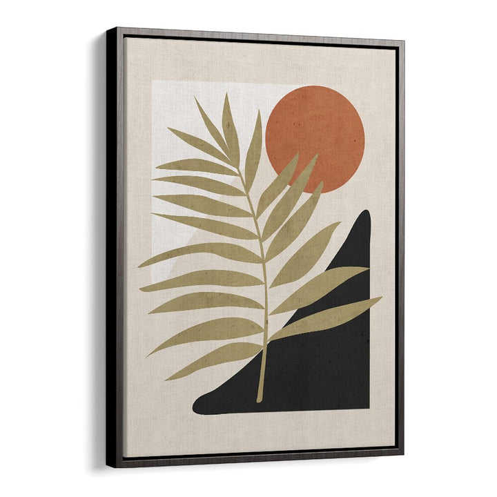 TROPICAL LEAF ABSTRACT ART, BOHO ART PAINTINGS featuring earthy tones to elevate your boho decor beautifully.