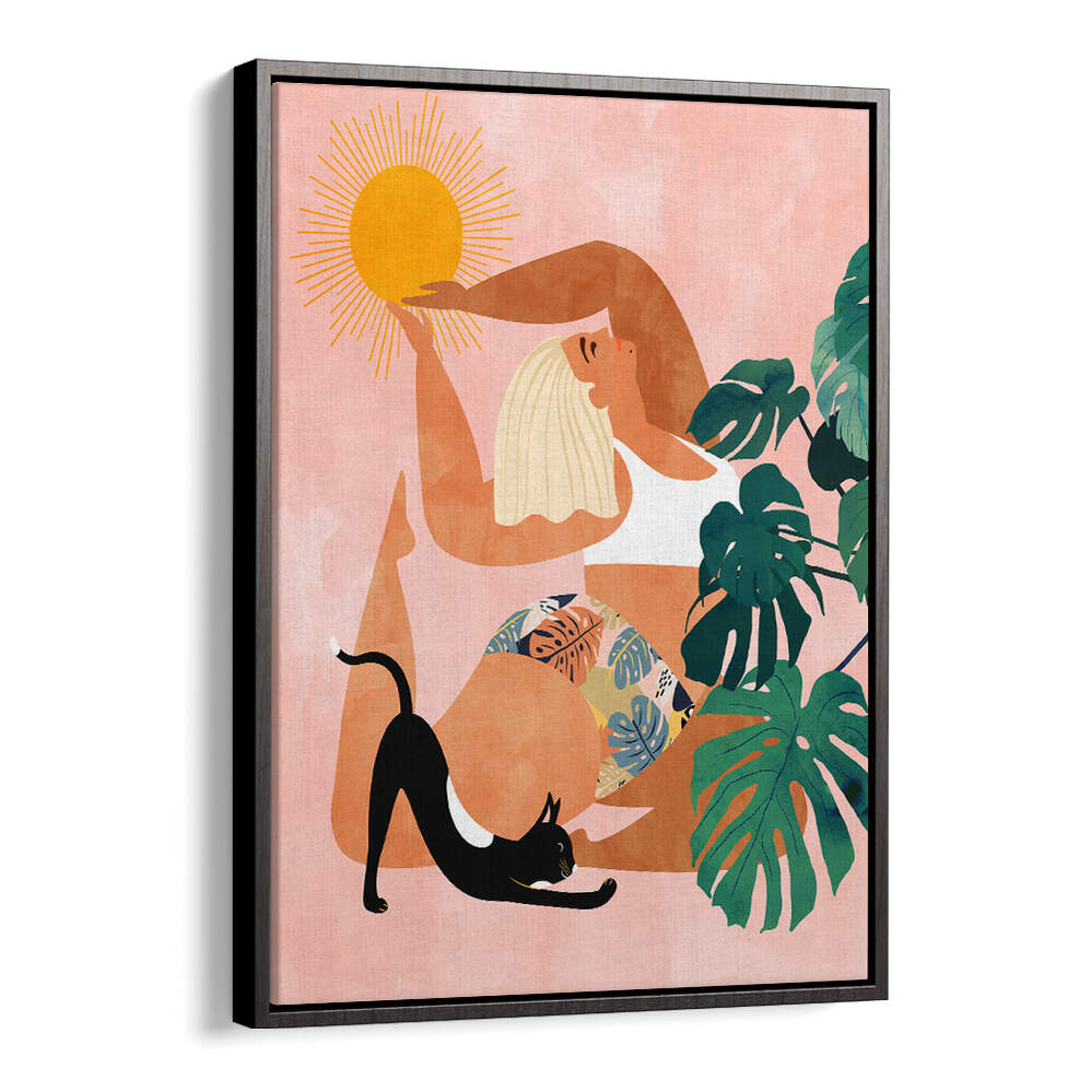 TROPICAL YOG , BOHO ART PAINTINGS
