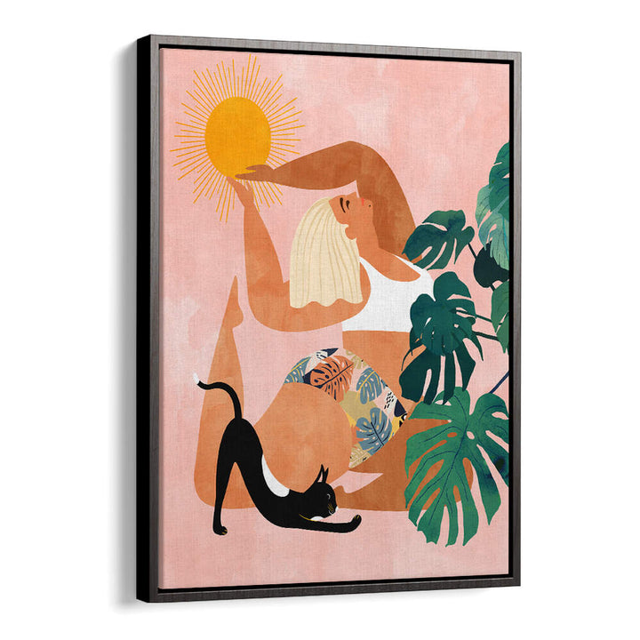 TROPICAL YOG , BOHO ART PAINTINGS