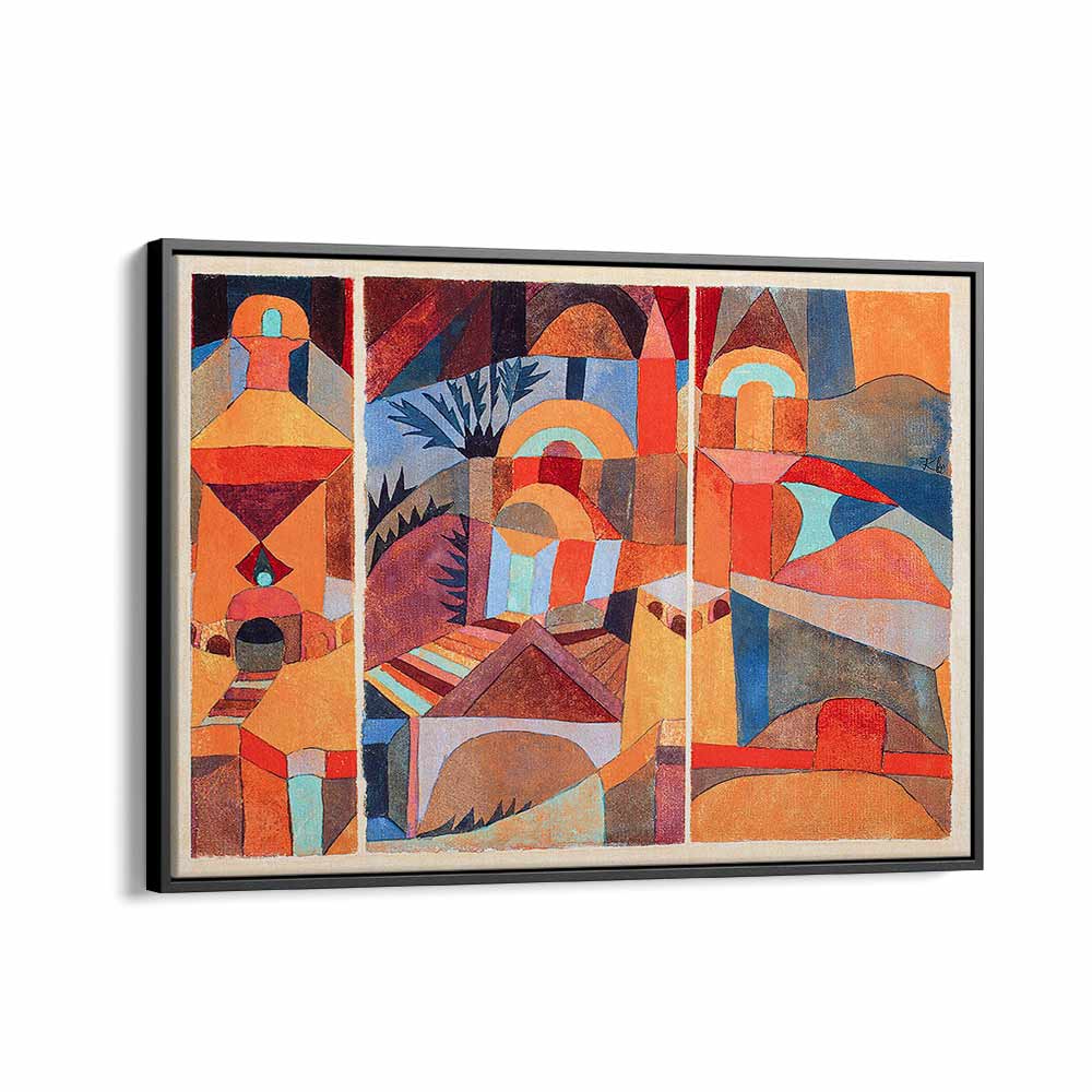 TEMPLE GARDENS (1920) , VINTAGE PAINTINGS