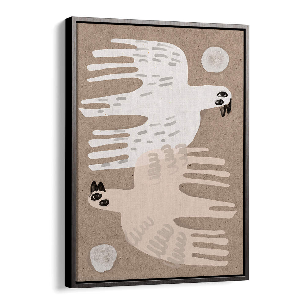 DUAL FLIGHT HARMONY , BOHO ART PAINTINGS