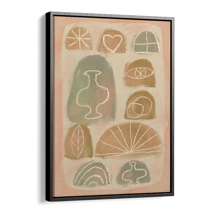 VASE LOVE , BOHO ART PAINTINGS