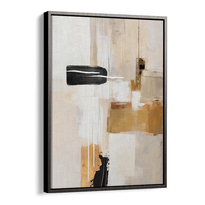 ABSTRACT IN BEIGE I , BOHO ART PAINTINGS