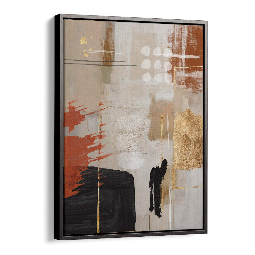 TERRACOTTA CHAOS I , BOHO ART PAINTINGS