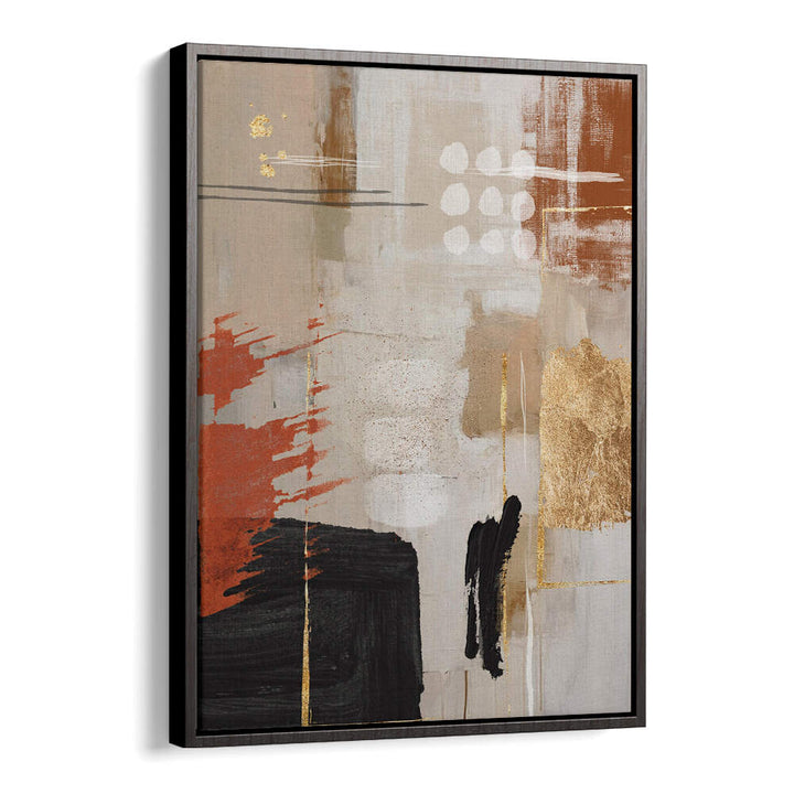 TERRACOTTA CHAOS I , BOHO ART PAINTINGS