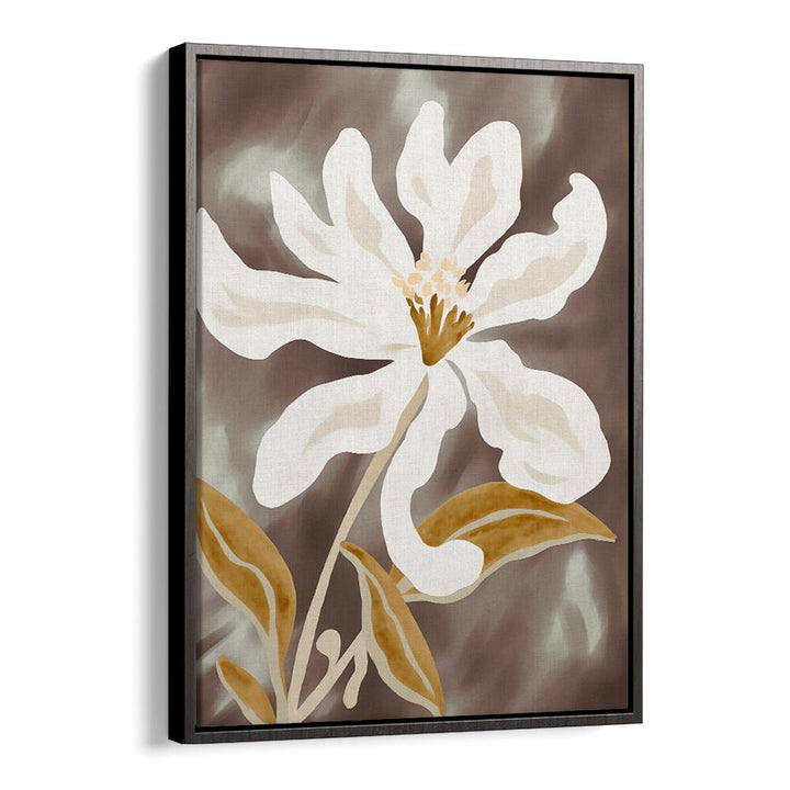 WHITE FLOWER PETALS , FLORAL FLOWER PAINTINGS