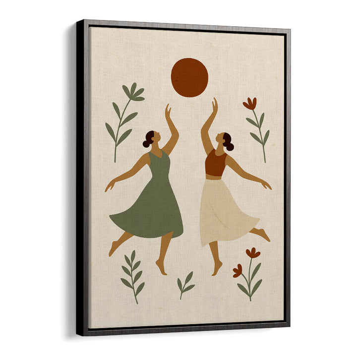 SUNLIT DANCE , BOHO ART PAINTINGS