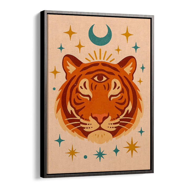 THE THIRD EYE - TIGER , BOHO ART PAINTINGS