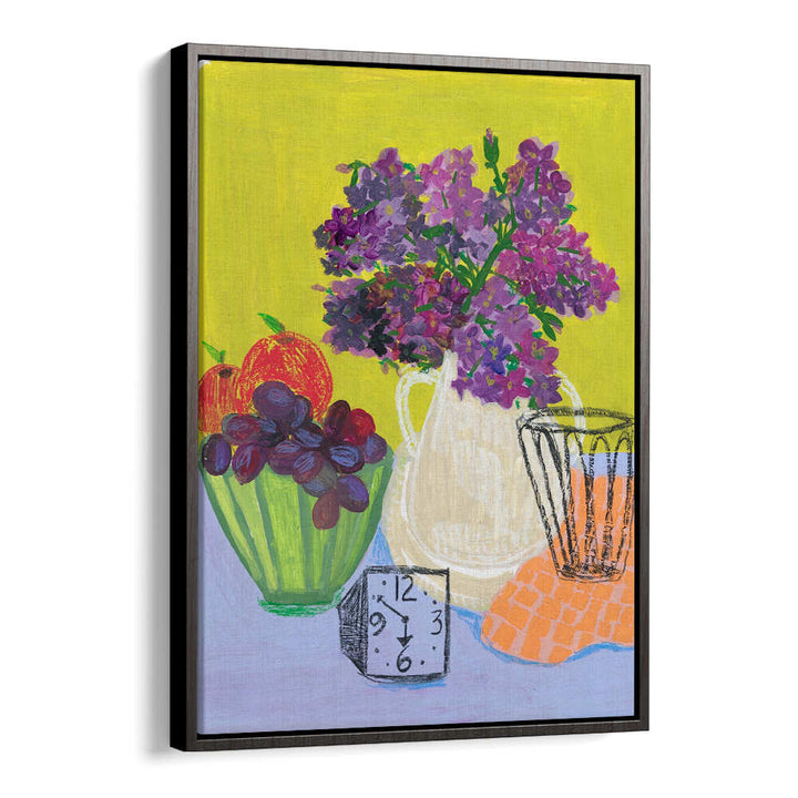 IT WAS TIME FOR LILACS , FLORAL FLOWER PAINTINGS