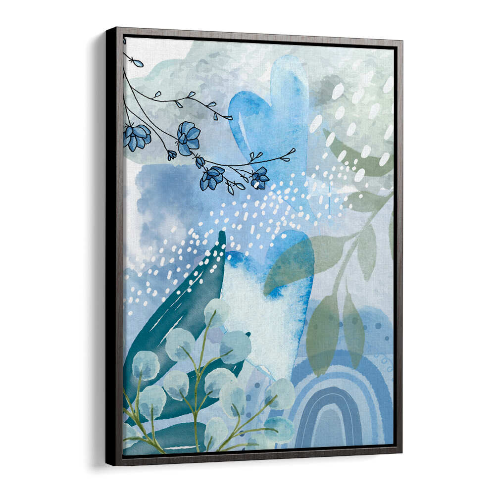ICEBERG BLUE II , FLORAL FLOWER PAINTINGS