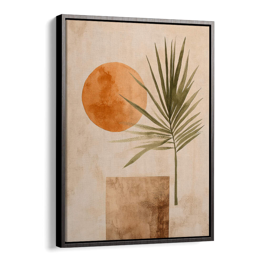 SUNSET PALM SILHOUETTE , BOHO ART PAINTINGS