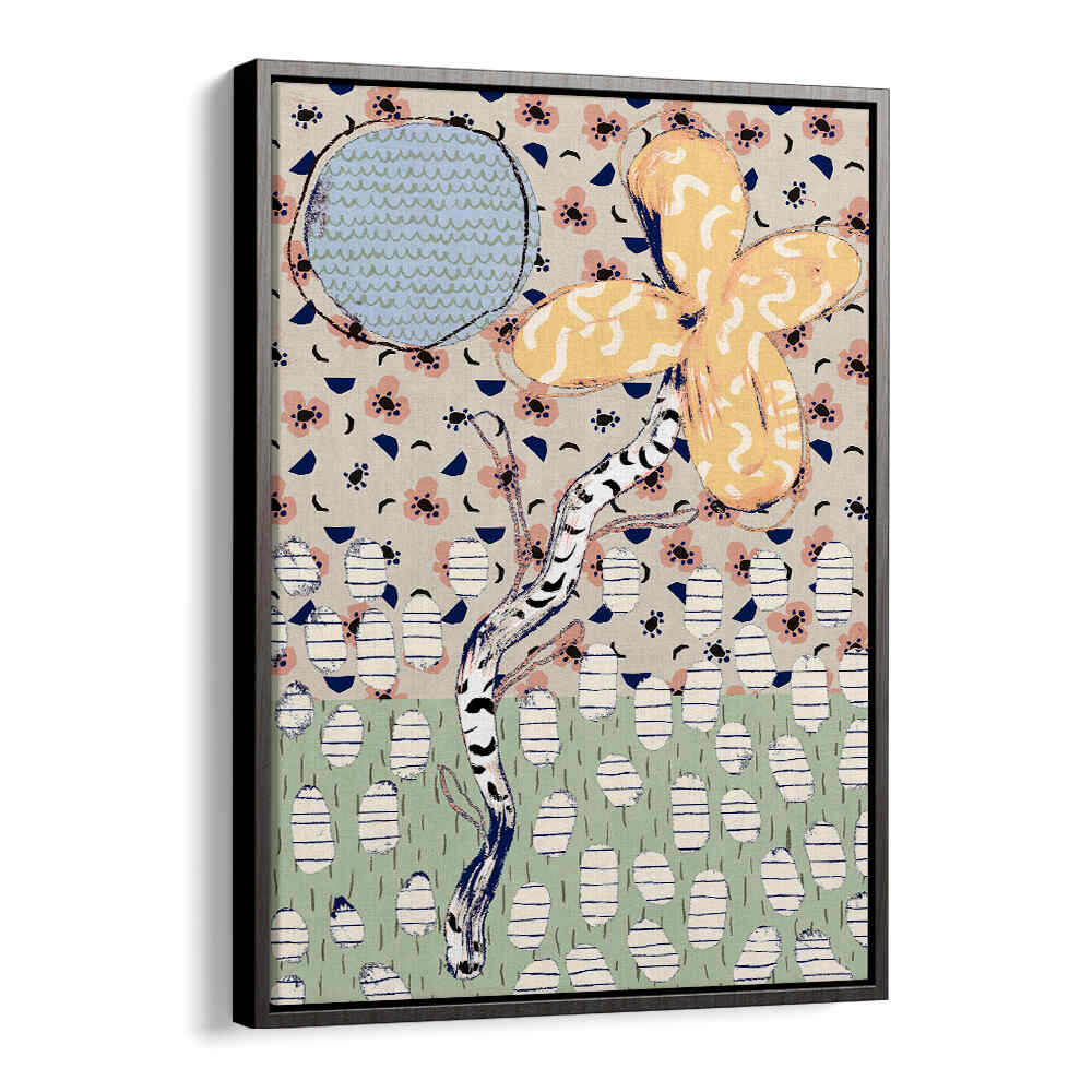 PATTERN PLAY XII , FLORAL FLOWER PAINTINGS