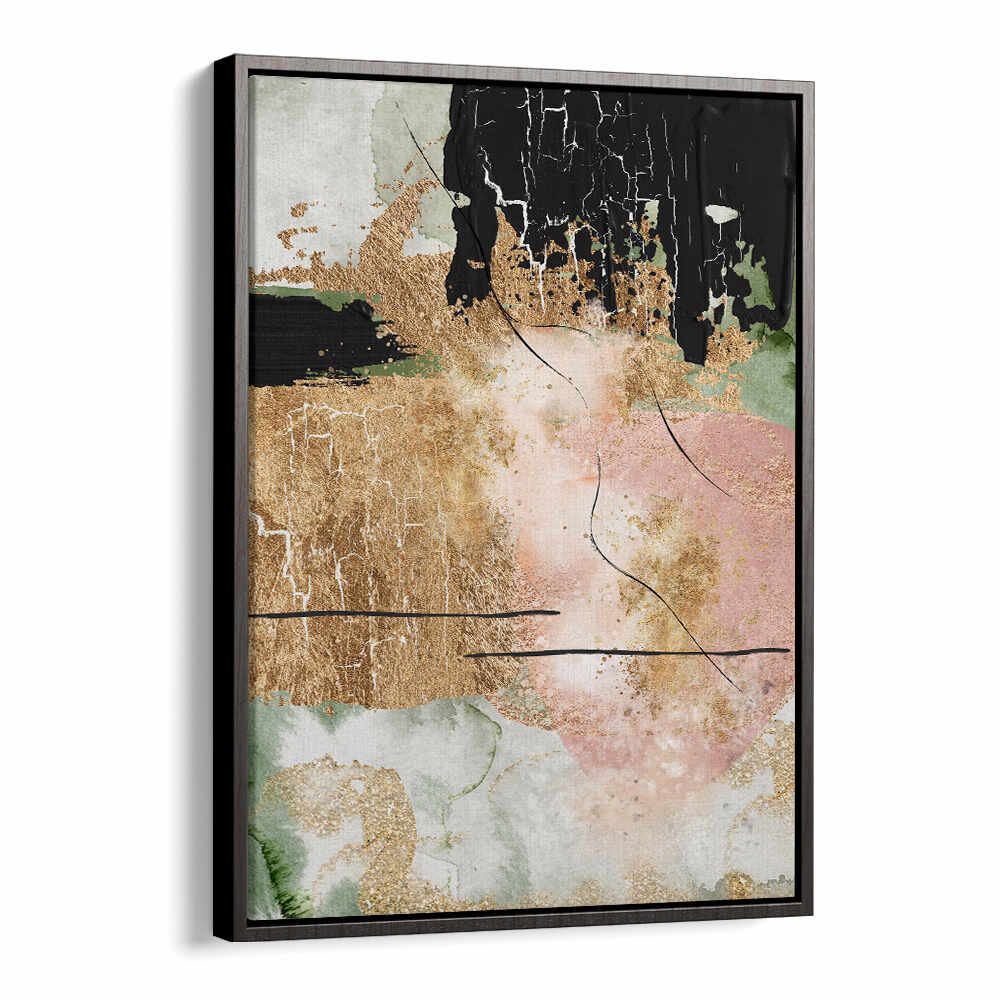 CHAOS IN BLOOM III , BOHO ART PAINTINGS