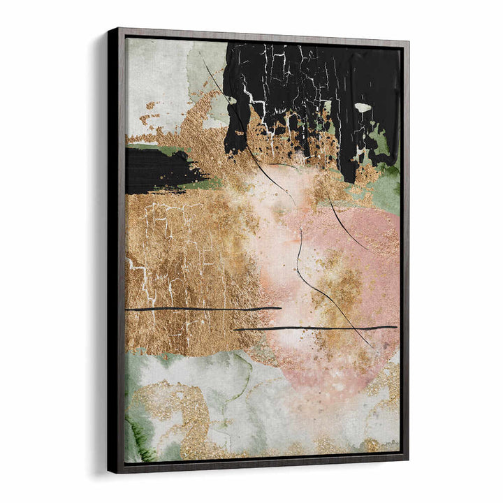 CHAOS IN BLOOM III , BOHO ART PAINTINGS