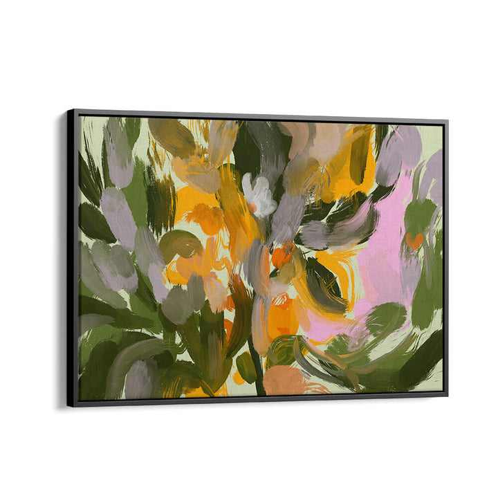 FLORAL WHIRLWIND , FLORAL FLOWER PAINTINGS