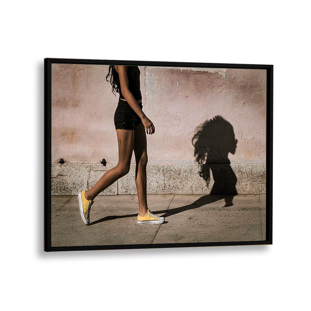 Elegant SHADOW, PHOTOGRAPHY PRINTS featuring a figure walking, showcasing the art of shadow and street photography.