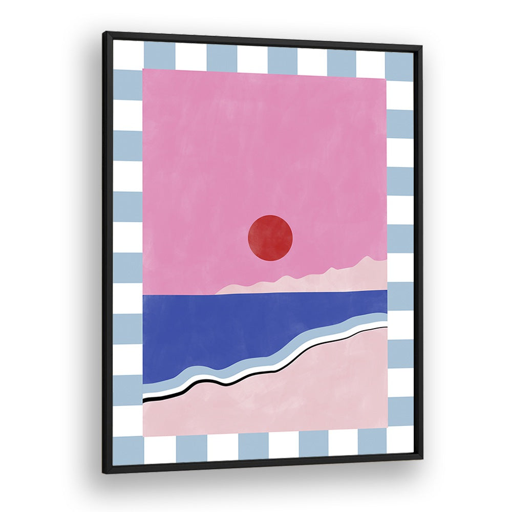 Bright and vibrant PINK SKY, LANDSCAPE PAINTINGS by Elena Ristova enhance your decor with stunning natural beauty.