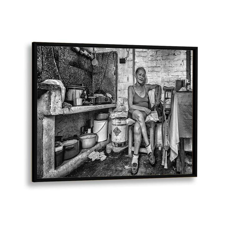 Explore urban life with MARIA, PHOTOGRAPHY PRINTS, featuring a striking black-and-white street scene.