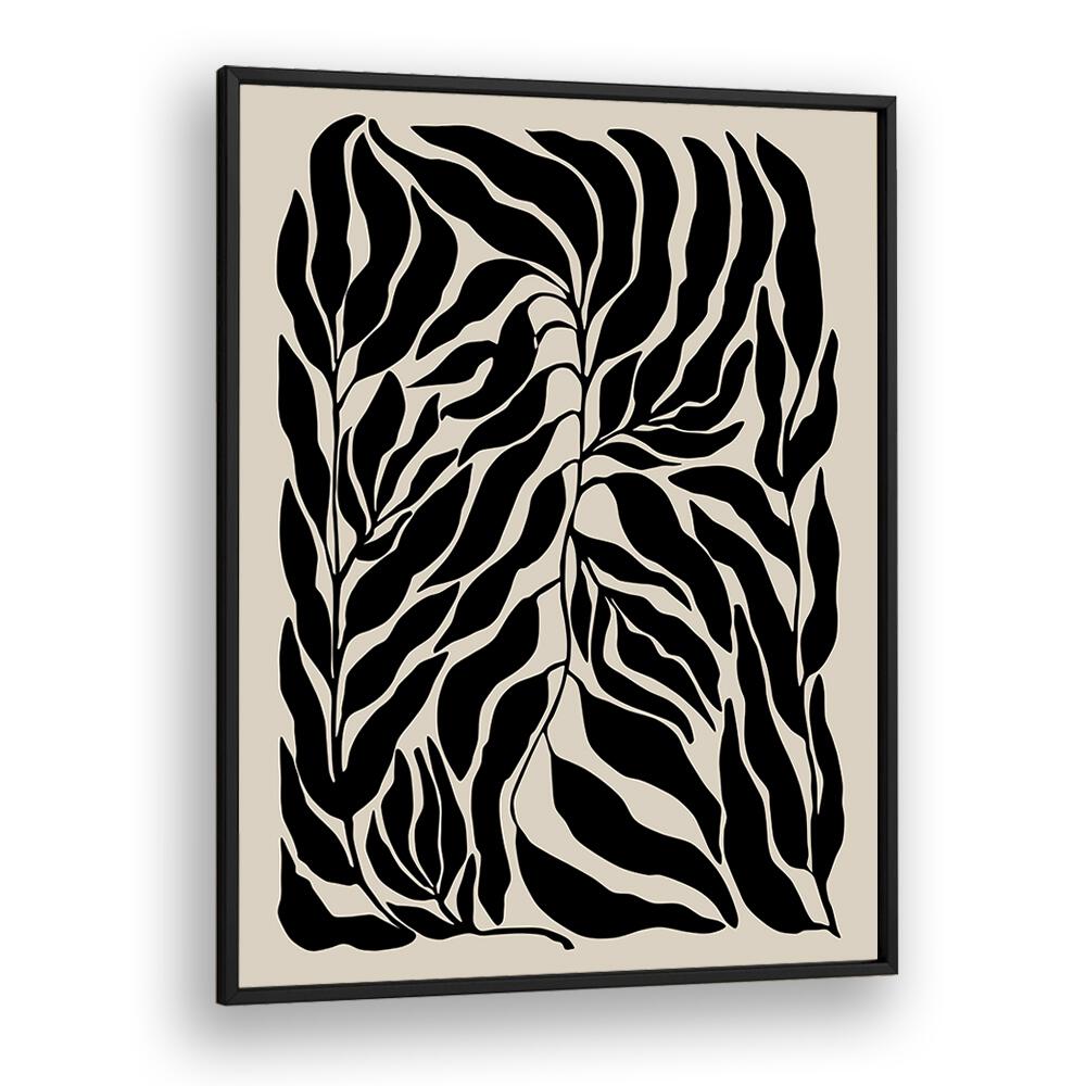 Elegant BLACK LEAVES, FLORAL FLOWER PAINTINGS by Elena Ristova showcase stunning botanical artistry and natural beauty.