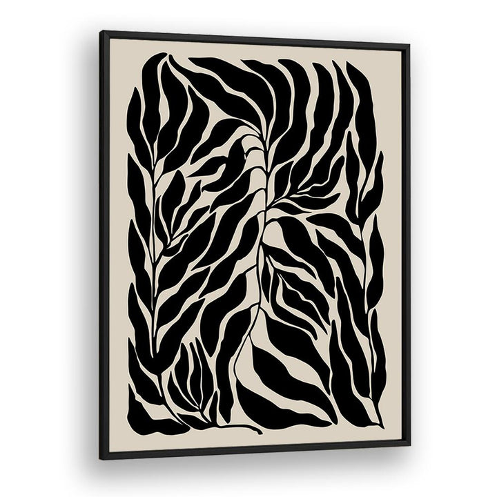 Elegant BLACK LEAVES, FLORAL FLOWER PAINTINGS by Elena Ristova showcase stunning botanical artistry and natural beauty.