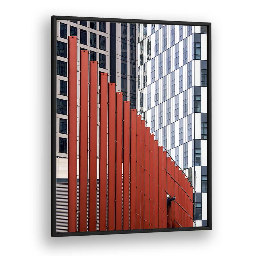 Urban architecture showcased in UNDER CONSTRUCTION II, PHOTOGRAPHY PRINTS, highlighting dynamic street photography.
