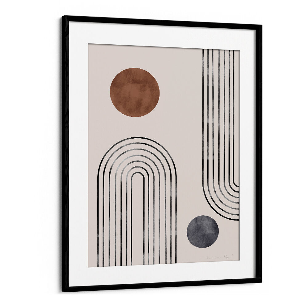 Stylish ARCHS AND BUDS, BOHO ART PAINTINGS featuring abstract shapes, perfect for modern home décor.