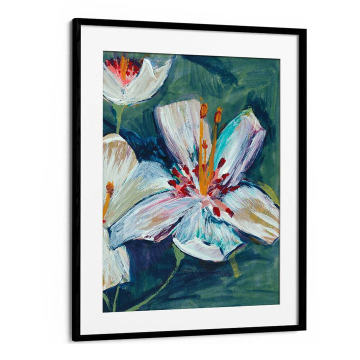 Vibrant ABSTRACT HAND PAINTED LILY, FLORAL FLOWER PAINTINGS that transform any space with elegance and artistry.