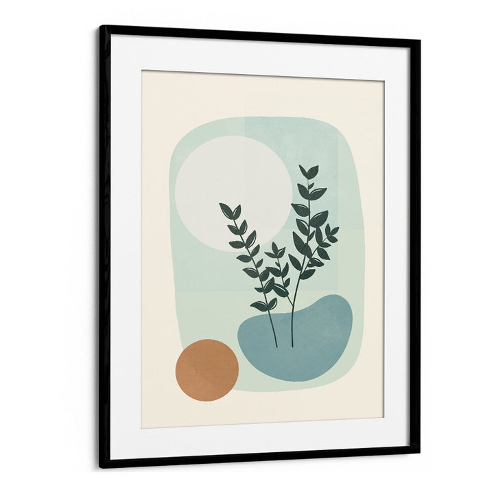 AZZURRO SHAPES III , BOHO ART PAINTINGS