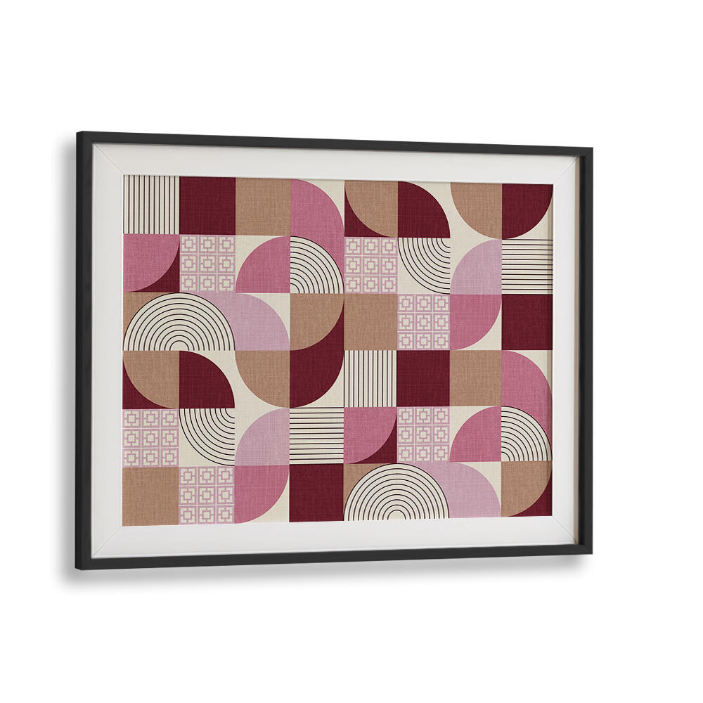 DESERT SHAPES MAUVE , GEOMETRIC ART PRINTS