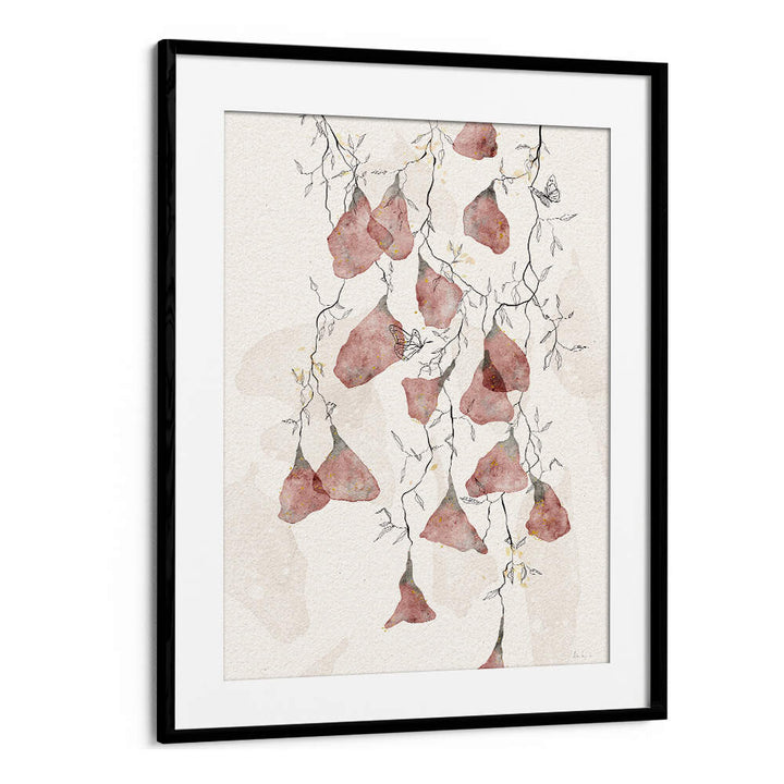 BUTTERFLY KISSES , FLORAL FLOWER PAINTINGS