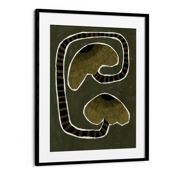 Elegant DELICATE BLOOM GREEN II, FLORAL FLOWER PAINTINGS showcasing modern floral design on a rich green backdrop.