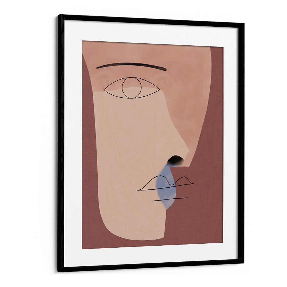 Stylish FACE ME, BOHO ART PAINTINGS featuring abstract facial art, perfect for enhancing your home decor.
