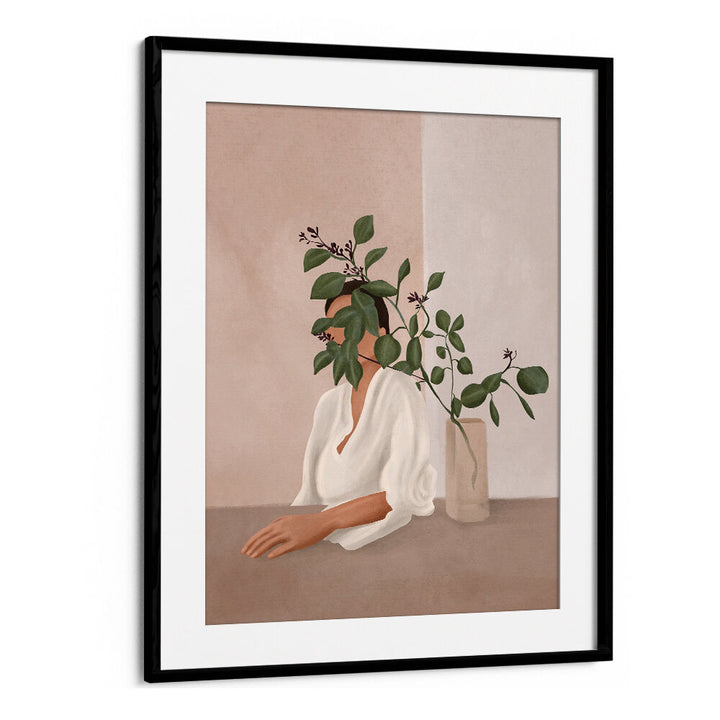 HIDDEN IN FOLIAGE , BOHO ART PAINTINGS