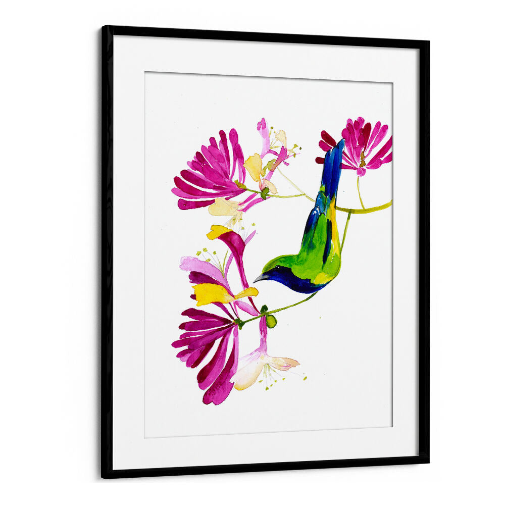 HONEYSUCKLE SEASON SMALL , FLORAL FLOWER PAINTINGS